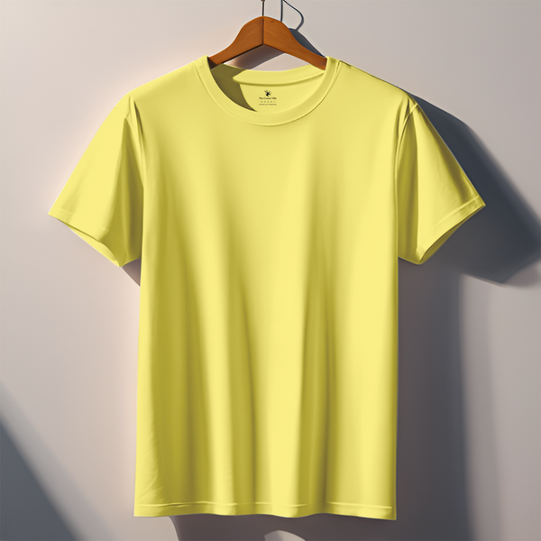 Men's Pile Yellow T-Shirt