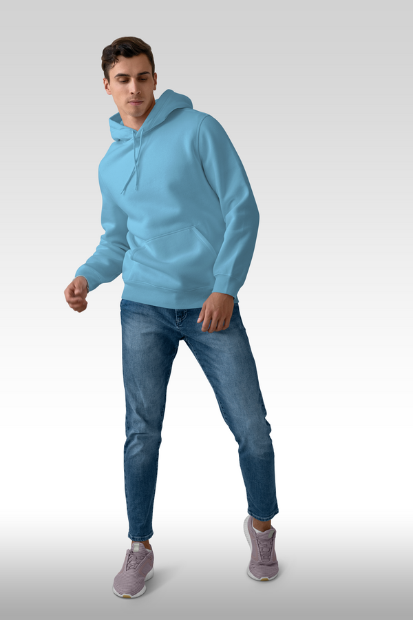 Baby Blue Pullover Hoodie