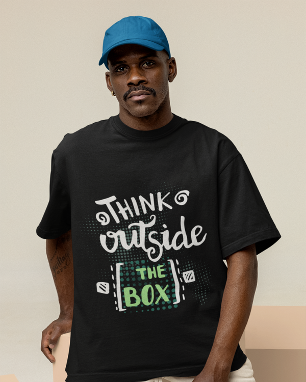 Men's Oversize Printed T-Shirt | Think out of the box