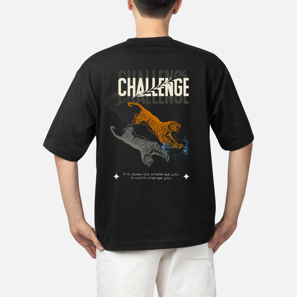 Men's Oversize Printed T-Shirt | Challenge