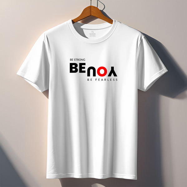 Men's Printed T-Shirt | BeYou | White