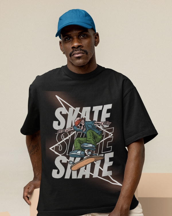 Men's Oversize Printed T-Shirt | Skate