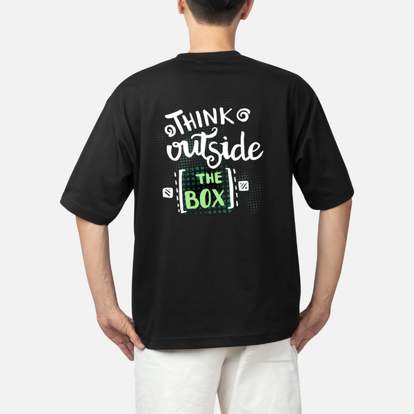 Men's Oversize Printed T-Shirt | Think out of the box